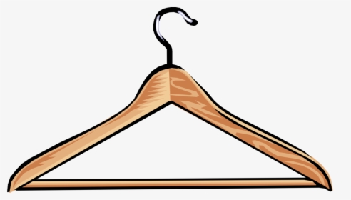 Vector Illustration Of Clothes Hanger Or Coat Hanger - Transparent Background Hanger Clipart, HD Png Download, Transparent PNG