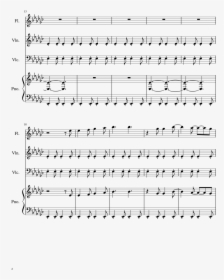 Sincerely Violet Evergarden Piano Sheet, HD Png Download, Transparent PNG