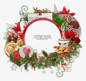 Happy Christmas Tag And Free Cluster Frame Christmas - Christmas Day, HD Png Download, Transparent PNG