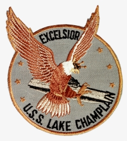 Uss Lake Champlain Insignia, 1957 - Bald Eagle, HD Png Download, Transparent PNG