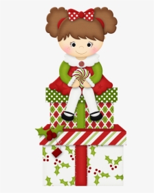 Gallery Free Clipart Picture Christmas Png Cute Santa - Christmas Little Girl Clipart, Transparent Png, Transparent PNG