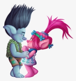 Trolls Branch And Poppy, HD Png Download, Transparent PNG