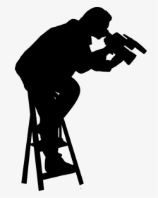 Silhouette, Cameraman, Job, Working, Actor, Aiming - Camarografo Png, Transparent Png, Transparent PNG