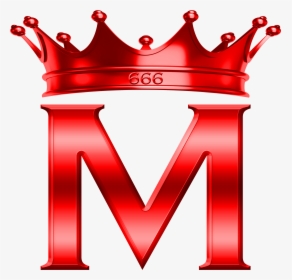 Red M Png - Design M Crown Logo, Transparent Png, Transparent PNG