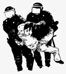Drawing Of Police Brutality, HD Png Download, Transparent PNG