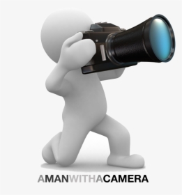 Transparent Kneeling Man Png - Man With Camera Logo, Png Download, Transparent PNG