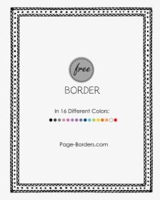 Page Design Border Drawing, HD Png Download, Transparent PNG