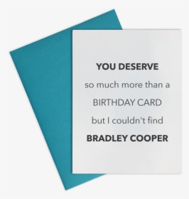 Bradley Cooper Birthday Card, HD Png Download, Transparent PNG