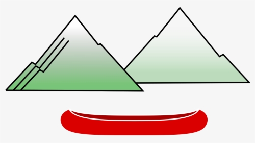 Canoe With Big Image - Canoe Side View Clipart, HD Png Download, Transparent PNG