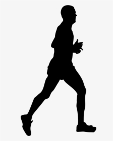 Running - People Running Silhouette Png, Transparent Png, Transparent PNG