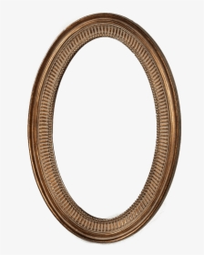 Simple Oval Frame - Marco De Oro Ovalado, HD Png Download, Transparent PNG