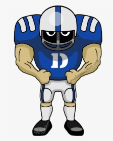 Durham North Carolina Duke University Blue Devils - Cartoon Eagles Football Player, HD Png Download, Transparent PNG