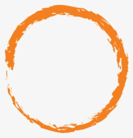 Orange, Round, Circle, Paint, Brush, Design, Element - Paint Circle Png, Transparent Png, Transparent PNG