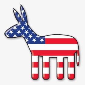 File - Flag-donkey - Democratic Party Of Usa, HD Png Download, Transparent PNG