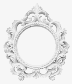 White Oval Frame Png - White Picture Frame Editing, Transparent Png, Transparent PNG