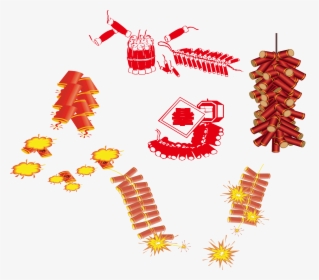Transparent Chinese New Year Png - Chinese New Year Firecracker Png, Png Download, Transparent PNG