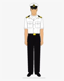 Black And White Navy Uniform, HD Png Download, Transparent PNG