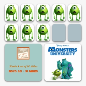 Monsters University Movie Rating - Monsters Inc, HD Png Download, Transparent PNG