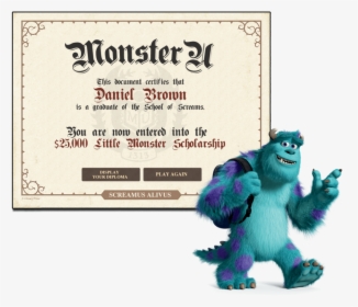 Kellogg S Monsters University Facebook App Design , - Monsters University Folder Icon, HD Png Download, Transparent PNG