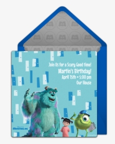 Blank Monsters Inc Birthday Invitations, HD Png Download, Transparent PNG