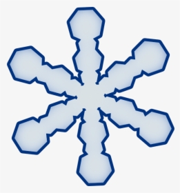 Simple Snowflake Clipart - Snowflake Do A Dot, HD Png Download, Transparent PNG