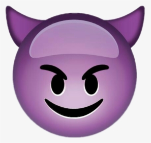 Transparent Evil Face Clipart - Emoji Faces Devil, HD Png Download, Transparent PNG