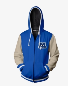 Monsters University Uniform Cosplay Zip Up Hoodie Jacket - My Hero Academia All Might Jacket, HD Png Download, Transparent PNG