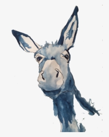 Drawing Donkey Burro - Burro, HD Png Download, Transparent PNG