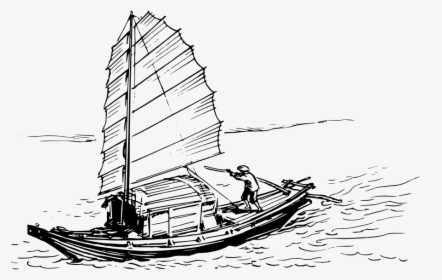 Sampan Svg Clip Arts - Yangtze Boatman, HD Png Download, Transparent PNG