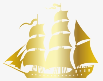 Sailing Ship Silhouette Sailboat - Youth Managers Foundation, HD Png Download, Transparent PNG