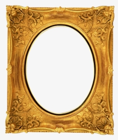 Victorian Frame Png - Gold Victorian Picture Frame, Transparent Png, Transparent PNG