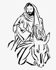 Index Of - Palm Sunday Clip Art Black And White, HD Png Download, Transparent PNG