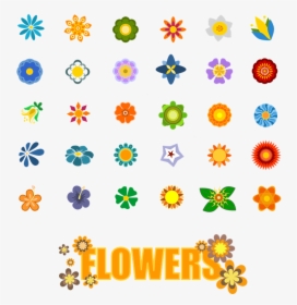 Flower, Shapes, Elements, Symbols, Nature, Icons - Quyển Sổ Dễ Thương, HD Png Download, Transparent PNG