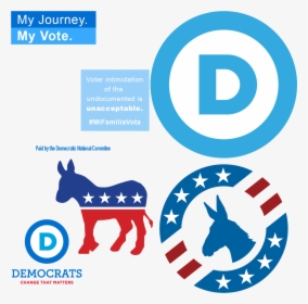 Transparent Democrat Donkey Png - Democratic Party Logo Png, Png Download, Transparent PNG