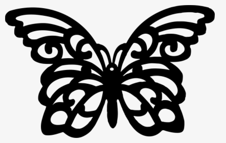 Silhouettes Clipart Flying Butterfly - Vector Butterfly Silhouette Png, Transparent Png, Transparent PNG