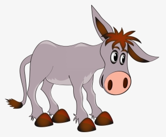 Royalty Free Donkey - Donkey Cartoon Png, Transparent Png, Transparent PNG