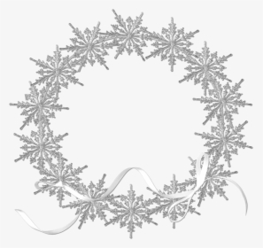 Transparent Snowflakes - Line Art, HD Png Download, Transparent PNG