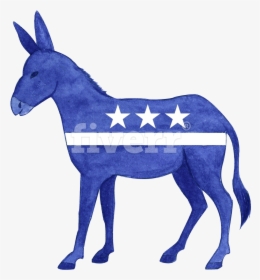 Democratic Donkey , Png Download - Mule Vector, Transparent Png, Transparent PNG