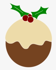 Cartoon Transparent Christmas Pudding, HD Png Download, Transparent PNG