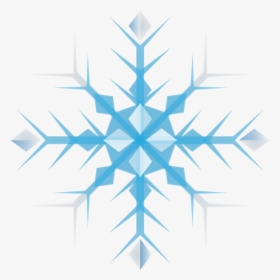 Blue Snowflake Clipart Free - Winter Snowflake Clipart, HD Png Download, Transparent PNG
