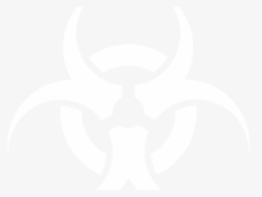 Biohazard Symbol Png Transparent Images - White Transparent Biohazard Symbol, Png Download, Transparent PNG