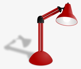 Photorealistic Red Lamp Svg Clip Arts - Red Desk Lamp Png, Transparent Png, Transparent PNG