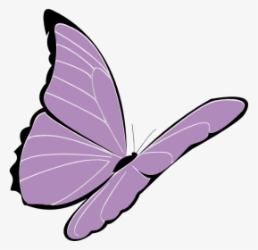 Purple Clip Art At - Purple Cartoon Butterfly Png, Transparent Png, Transparent PNG