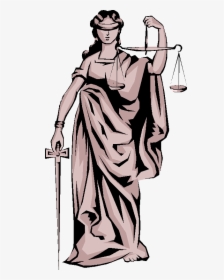 Transparent Scale Of Justice Clipart - Lady Justice Png, Png Download, Transparent PNG