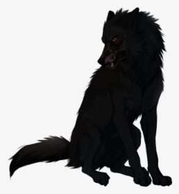 Transparent Wolf Tattoo Png - Black Wolf Drawing, Png Download, Transparent PNG
