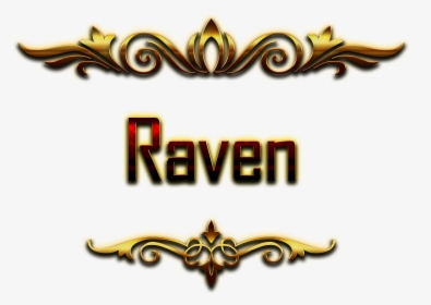 Raven Decorative Name Png - Sridevi Name, Transparent Png, Transparent PNG