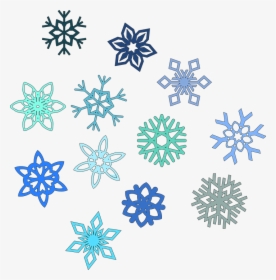 Snowflake Hexagon Snow - Transparent Background Snowflake Clipart, HD Png Download, Transparent PNG