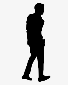 Transparent Man Silhouette Standing Png, Png Download, Transparent PNG
