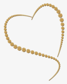 Golden Hearts Cliparts - Transparent Background Gold Heart Clipart, HD Png Download, Transparent PNG