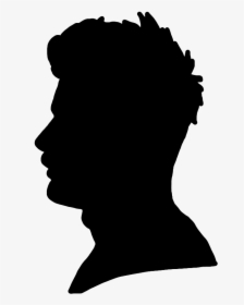 Male Profile Silhouette - Man Head Silhouette Png, Transparent Png, Transparent PNG
